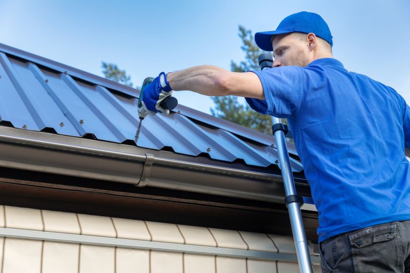 Roofing Work Under Clear Skies